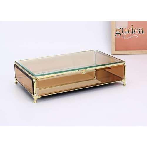 ERN.24.A -CAM ÇİKOLATALIK SANDIK GOLD -GÜVEN