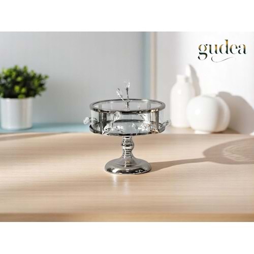 YMR.55.G -CAM ÇİKOLATALIK AYAKLI GMŞ. -GÜVEN