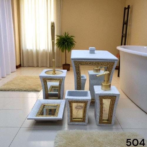 504-BANYO TK.AYNALI GRİ -İNCİ