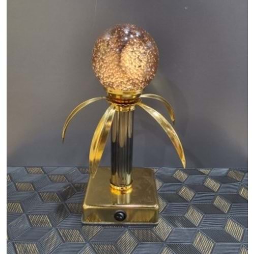 UM.16.GF-IŞIKLI KÜRE BYK GOLD FÜME -İNCİ