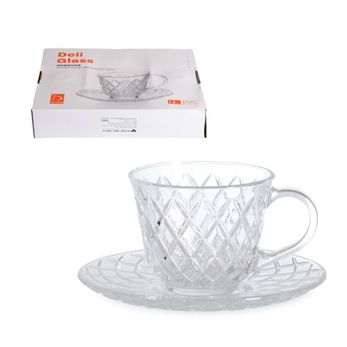 TCF.055-CAM ÇAY SETİ 12 PRÇ. -İPEK