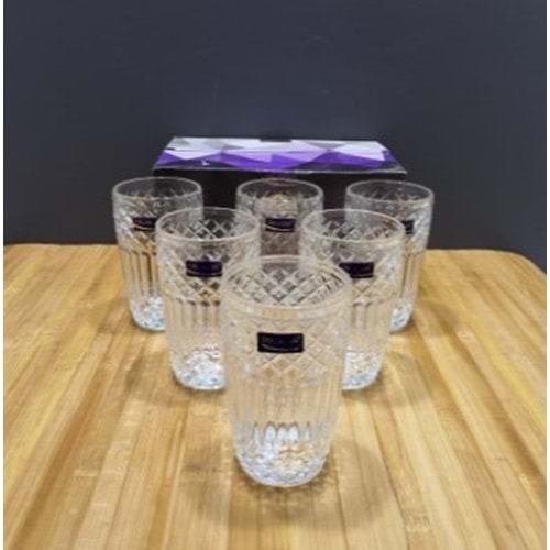 170.2 -CAM BARDAK 6 LI 380ML -İPEK