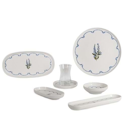 1358 -KAHVALTI TK.YUVR.DESENLİ ELARA -İPEK