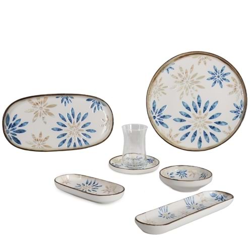 1400 -KAHVALTI TK.YUVR.DESENLİ MIONE -İPEK