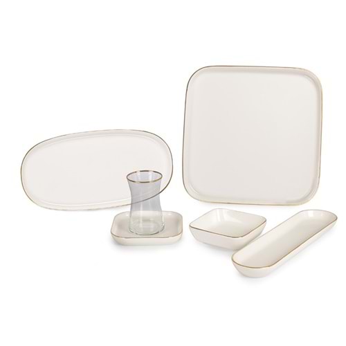 1050.AY -KAHVALTI TK.KARE YALDIZLI BERNARDO -İPEK