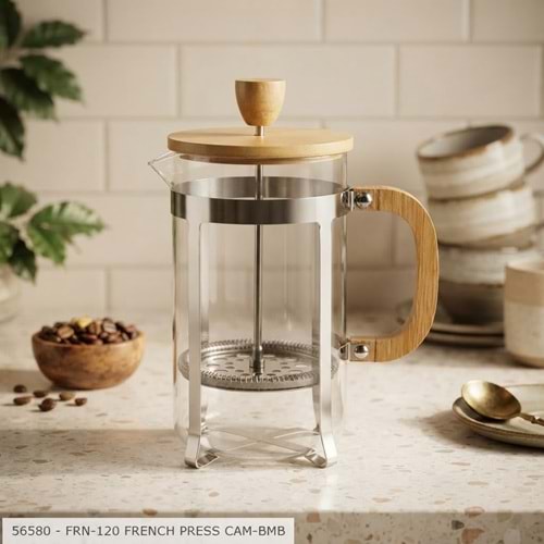 FRN.120 -FRENCHPRESS 800 ML CAM -KOSOVA