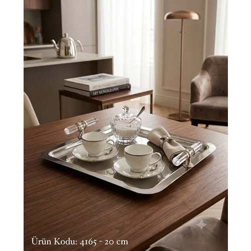 H.4165-SUNUM KARE CAM KULP GMŞ. -MANOR