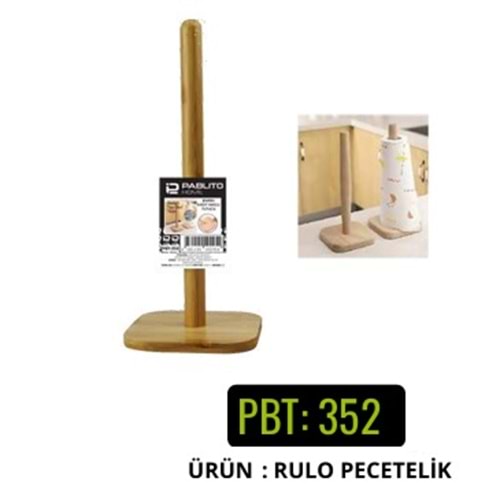 PBT.352-AHŞAP KAĞIT HAVLULUK -PABLİTO