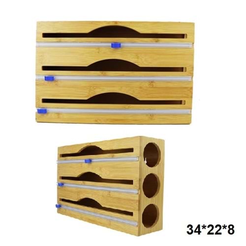 PBT.418-BAMBU FOLYOLUK 3 LÜ KESİCİ -PABLITO