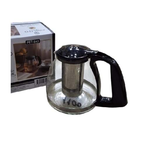 PBT.845-CAM DEMLİK SÜZGEÇLİ 1100ML -PABLİTO