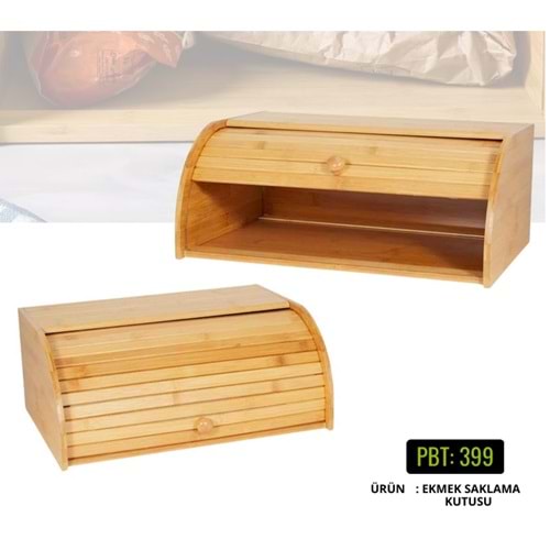PBT.399-EKMEK KUTUSU BAMBU -PABLİTO