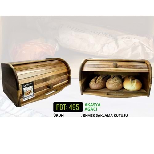 PBT.495-EKMEK KUTUSU AKASYA -PABLİTO