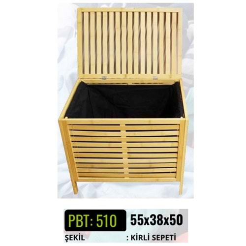 PBT.510-BAMBU ÇAMAŞIR SEPETİ -PABLİTO