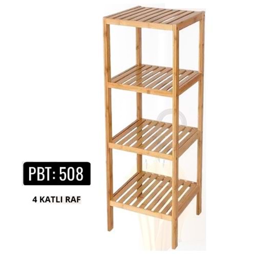 PBT.508-AHŞAP ÇITALI RAF 4KATLI -PABLİTO