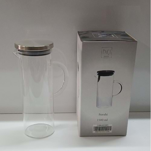 400983- CAM SÜRAHİ 1500ML -PAÇİ