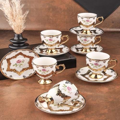 102271-KAHVE FİNCANI PORS.BELLAROSE -PAÇİ