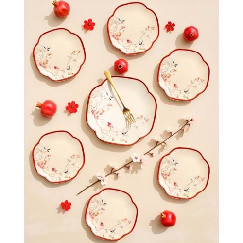 117 -PORS.PASTA 7'PRÇ. İKRAM SETİ -PAÇİ