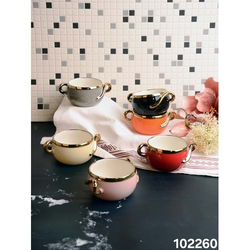 102260-PORS.KASE 6 LI RENKLİ SOLYA -PAÇİ