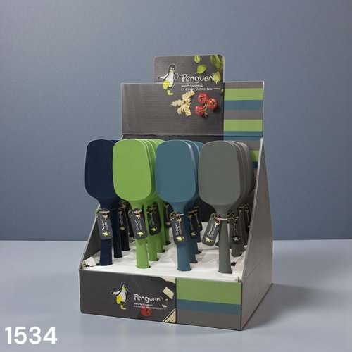 1534 -SİLİKON KAŞIK -PENGUEN