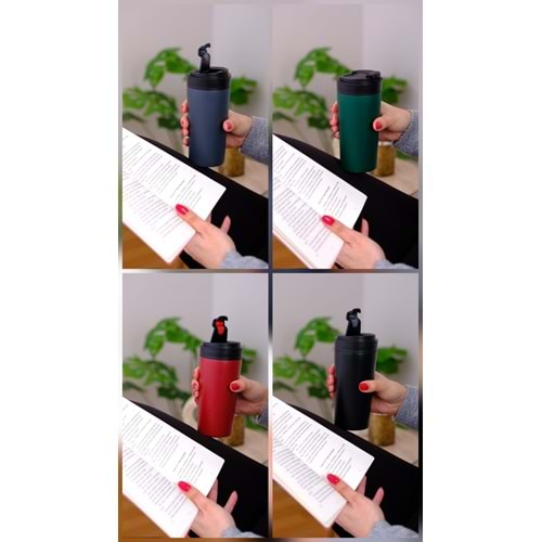 1162-TERMOS KAHVE KUPA 380ML -PENGUEN