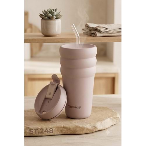 ST.248 -KUPA TERMOS ÇLK 600 ML -STEVİG