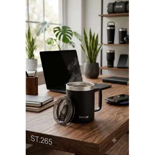 ST.265 -CAFE MUG TERMOS ÇLK 350 ML -STEVİG