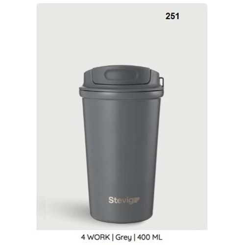 ST.251 -CAFE MUG TERMOS ÇLK 400 ML -STEVİG