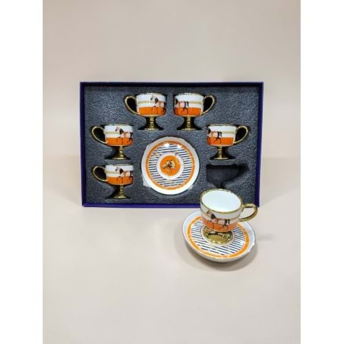 SP9007 -KAHVE FİNCAN TK.AYAKLI AT -SANTRAL