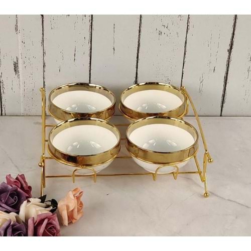 88020-PORSELEN ÇEREZLİK SETİ 4 LÜ -STİLL