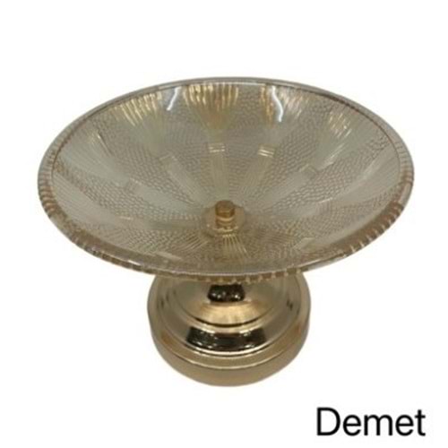 DEMET.AL-CAM DEKOR MEYVELİK GOLD -TARİH