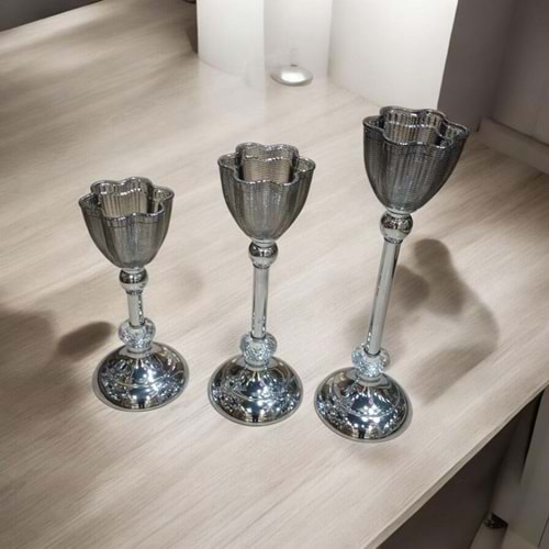 GÜL.GM -DEKOR 3 LÜ ŞAMDAN GMŞ. -TARİH