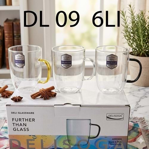 DL.09-CAM KUPA RENKLİ 6 LI -TUTKU