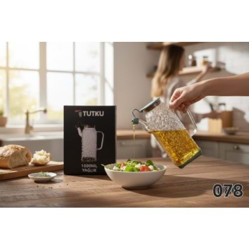 KT.078-CAM YAĞLIK PLS.KPK.RENKLİ 1000ML -TUTKU