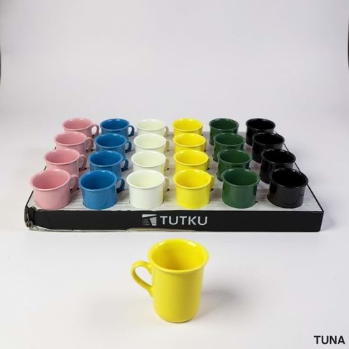 TUNA-KUPA RENKLİ KIVRIK KERAMİKA -TUTKU