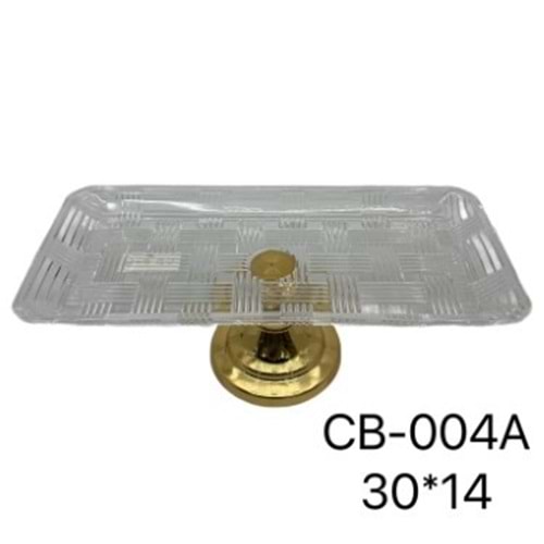 CB004.AL-KRİST.SUNUMLUK DİKD.AYAKLI GOLD -ZEYVE