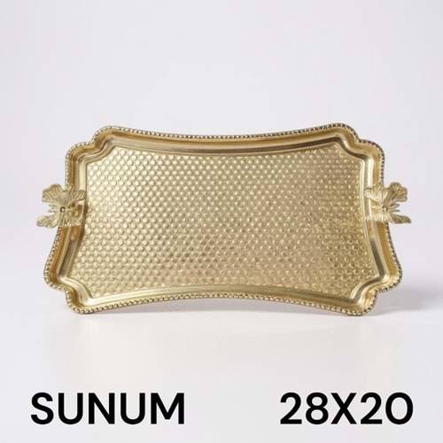 KMP06.AL-SUNUMLUK DİKT GOLD KELEBEKLİ -ZEYVE