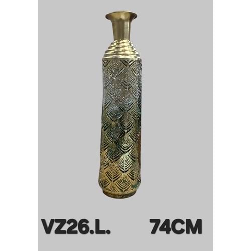 VZ026L -DEKOR VAZO BYK. DELİKLİ GOLD -ZEYVE