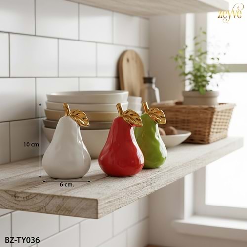 TY.036 -ARMUT KÇK. RENKLİ SERAMİK -ZEYVE