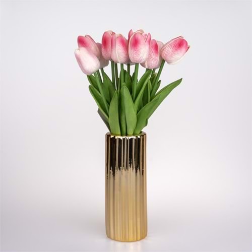 TY.030.AL -SERAM VAZO 18CM GOLD -ZEYVE