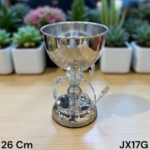 JX17.GM-DEKOR VAZO TAŞLI KÇK GMŞ. -ZEYVE