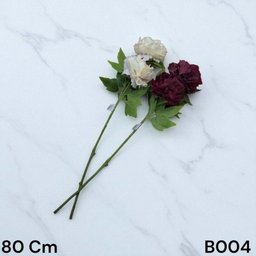 B.004 -YAPAY ÇİÇEK 3LÜ BYK GÜL -ZEYVE