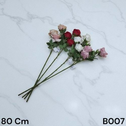 B.007 -YAPAY ÇİÇEK 5Lİ GÜL -ZEYVE