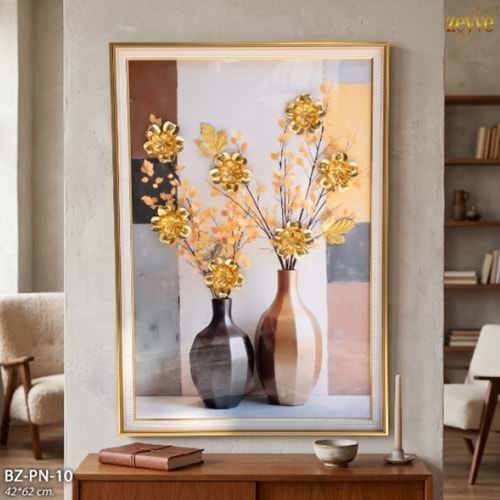 BZ.PN.10 - TABLO BONCUKLU 42*62 3D DİKTD -ZEYVE