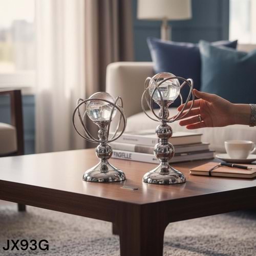 JX93.G -DEKOIR OBJE 2Lİ KÜRE GMŞ. -ZEYVE