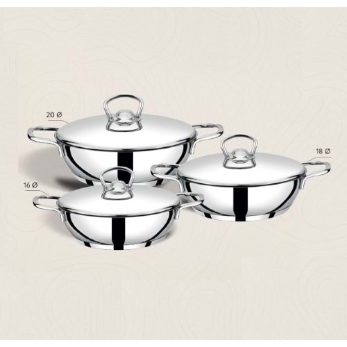 OMLET SET ÇLK.K-SAMİRA 16*20 -SOLE