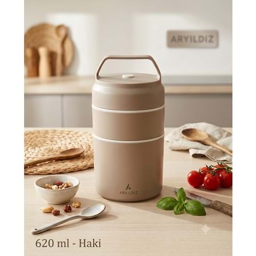 262252-SAKLAMA KABI 620 ML HAKİ -ARYILDIZ
