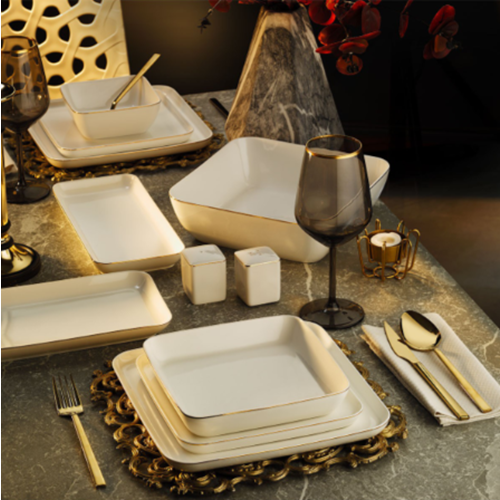 YEMEK SETİ 30 PRÇ. MODERNA GOLD -ARYILDIZ