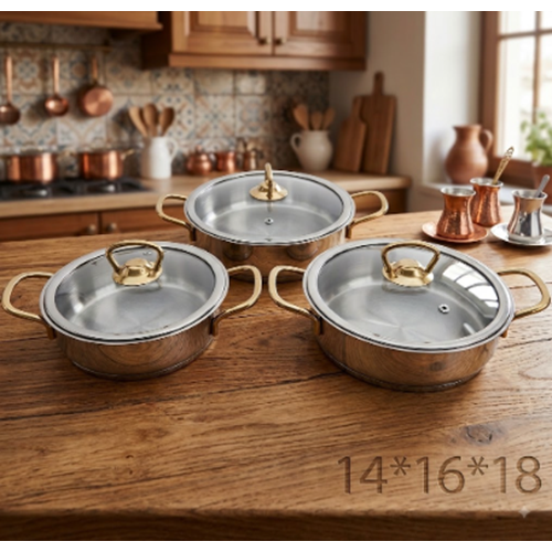 OMLET SET 14.16.18 ( GOLD ) - BARON