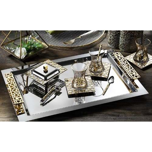 ÇAY SET 40 P.SELÇUKLU GOLD-TİAMO