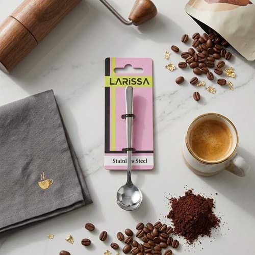 ÇAY KAŞIK ELA 6LI SADE -LARİSSA